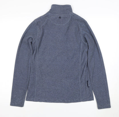 Womens UK Size 8 Mountain Warehouse Blue Henley Sweatshirt
