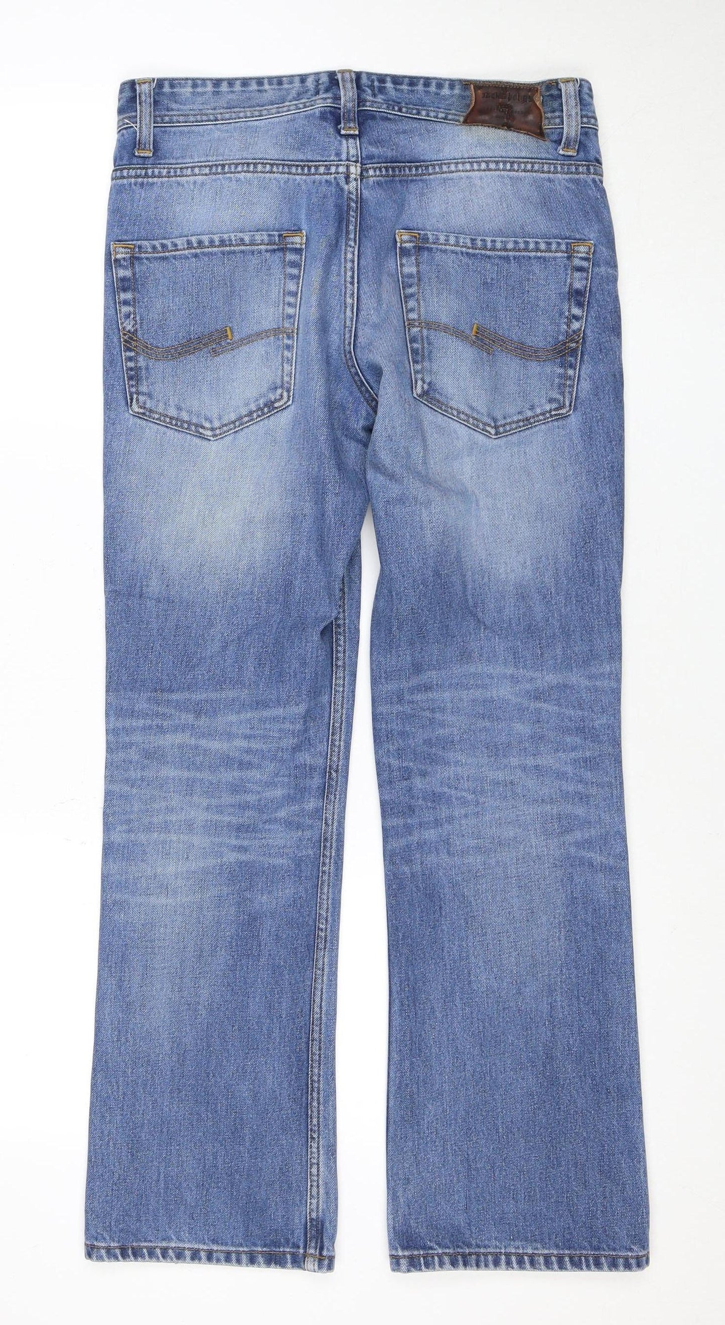 Jack & Jones Men's Blue Straight Jeans Size 30