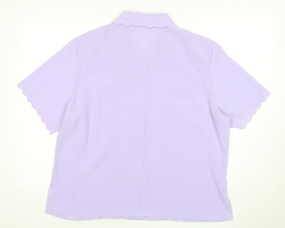 UK Size 12 Rosy Purple  Blouse