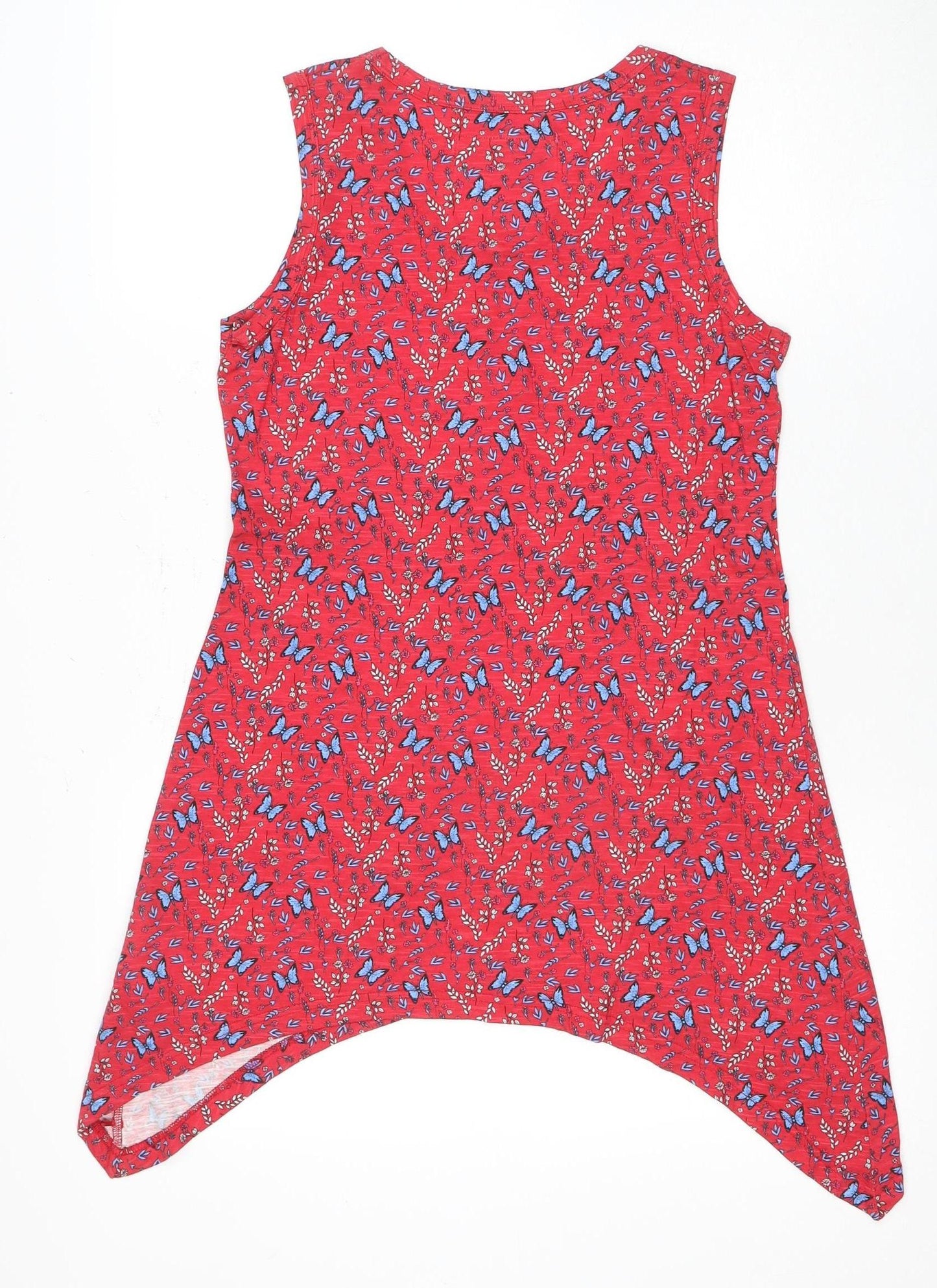 Womens UK Size 8 Joe Browns Red Tunic Tank