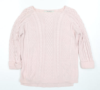 Womens UK Size S TRU Pink  Jumper