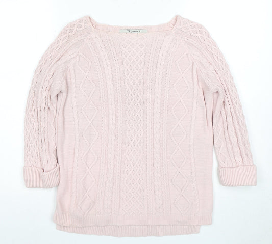 Womens UK Size S TRU Pink  Jumper