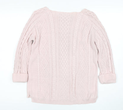 Womens UK Size S TRU Pink  Jumper