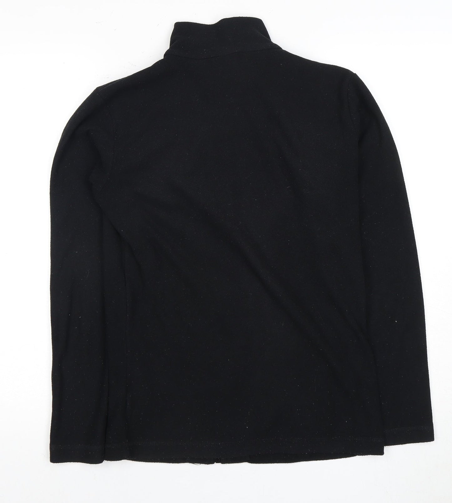 Gelert Boys Black Fleece Jacket with Full Zip Logo
