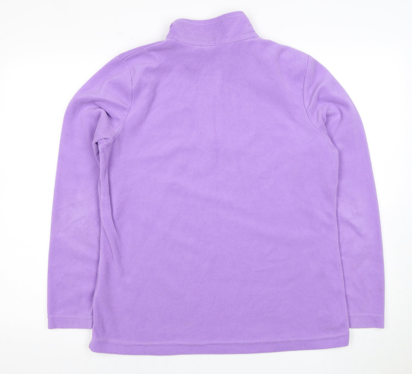 Regatta Women's Purple Fleece 1/4 Zip Sweatshirt Size 14