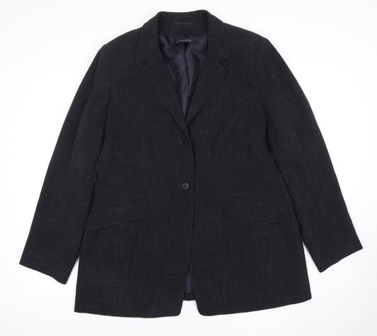 Windsmoor Women's Black Blazer, Size 18, Classic Fit