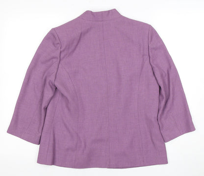 Eastex Women's Purple Suit Jacket, Size 10, Elegant