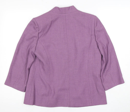 Eastex Women's Purple Suit Jacket, Size 10, Elegant