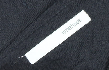 Limehaus Men's Black Striped Trousers - 36 in Waist