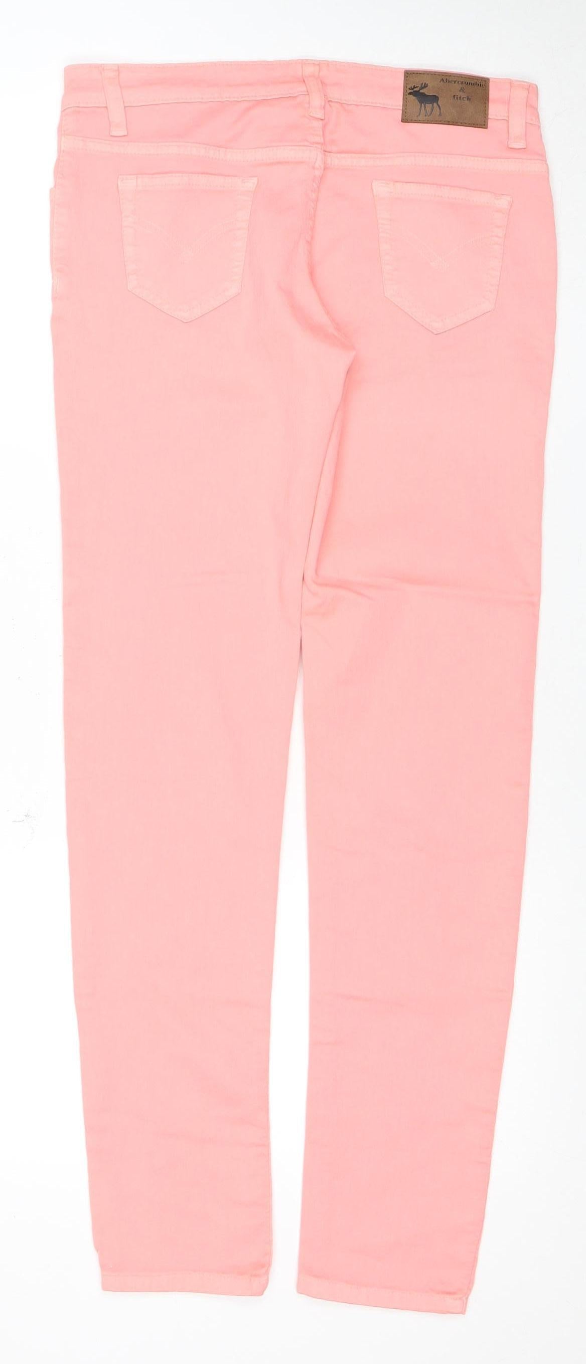 Abercrombie & Fitch Women's Pink Size 6 Jeans