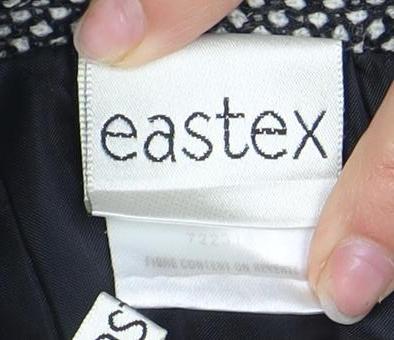 Eastex Womens Black Pencil Skirt Size 16