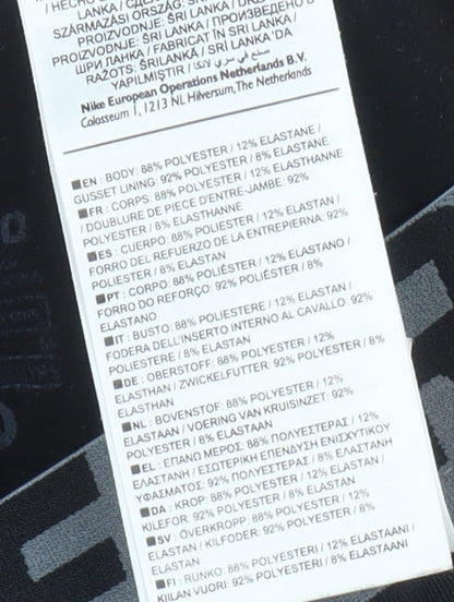 Nike Pro Black Compression Leggings M Unisex Athletic