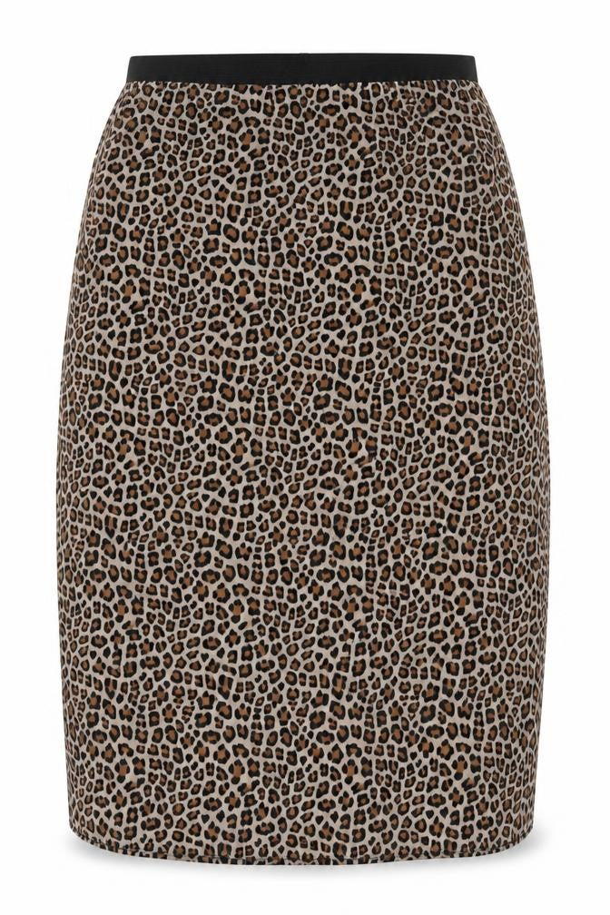 Stylish Women's Multicoloured Animal Print Midi Skirt