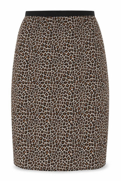 Stylish Women's Multicoloured Animal Print Midi Skirt