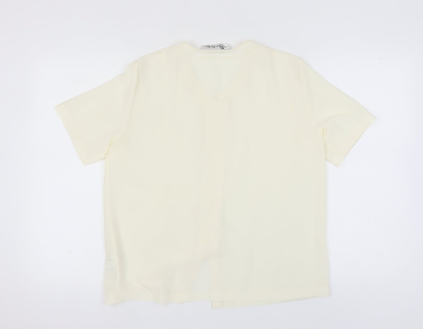 Womens UK Size 14 Berkertex Ivory Basic Button-Up