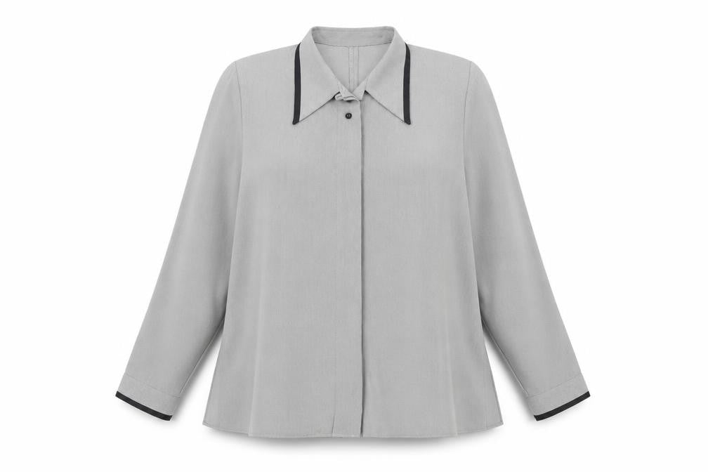 Womens UK Size 14 Saloos Grey  Blouse
