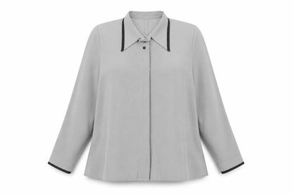 Womens UK Size 14 Saloos Grey  Blouse