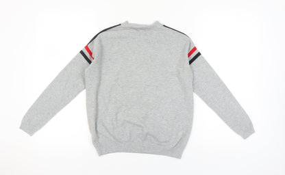 Crew Clothing Women's Grey Star Pullover Jumper XS