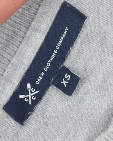 Crew Clothing Women's Grey Star Pullover Jumper XS