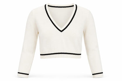 Womens UK Size 12 H&M White Pullover Jumper