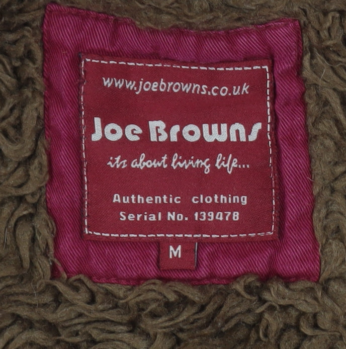 Joe Browns Men's Red Full Zip Hooded Jumper M