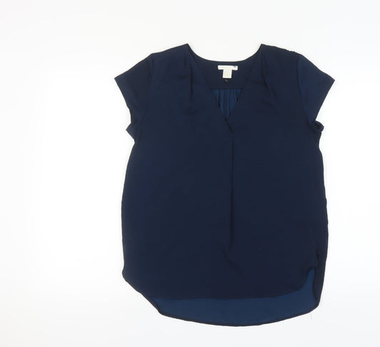 Womens UK Size 4 H&M Blue  Blouse