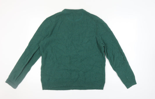 White Stuff Men's Large Green Pullover Jumper