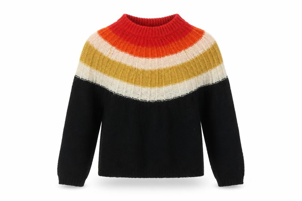Womens UK Size S MNG Basics Multicoloured Pullover Jumper