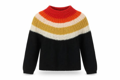 Womens UK Size S MNG Basics Multicoloured Pullover Jumper