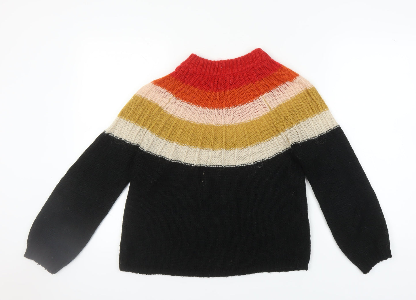 Womens UK Size S MNG Basics Multicoloured Pullover Jumper