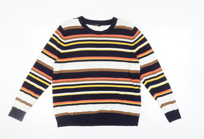 Womens UK Size 18 M&Co Multicoloured Pullover Jumper