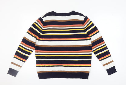 Womens UK Size 18 M&Co Multicoloured Pullover Jumper