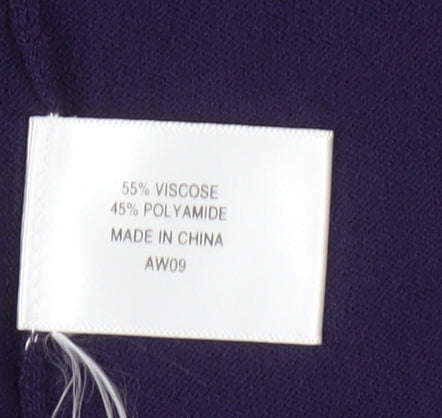 CC Women's Purple Cardigan S with Embroidered Detail