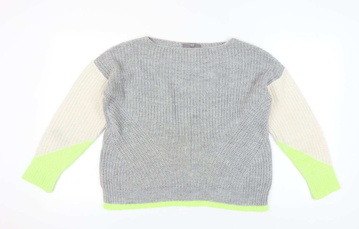 Womens UK Size S NEXT Grey Pullover Jumper