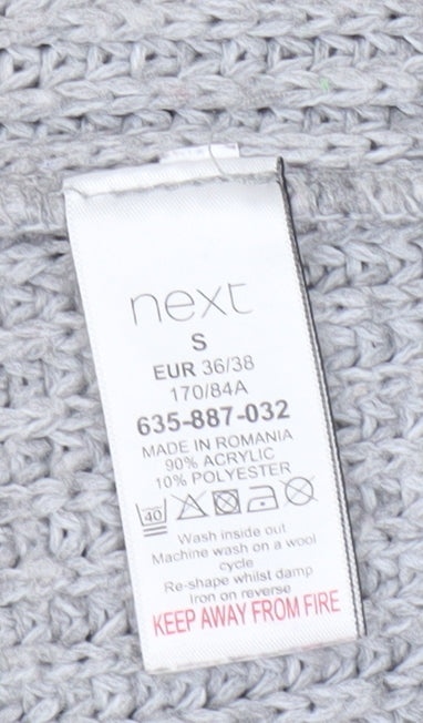 Womens UK Size S NEXT Grey Pullover Jumper