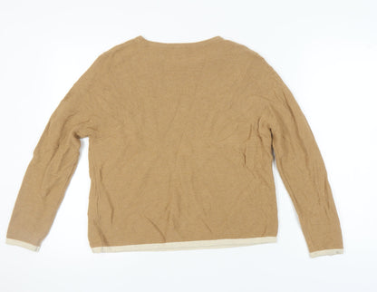 Womens UK Size 8 Gerry Weber Beige Pullover Jumper