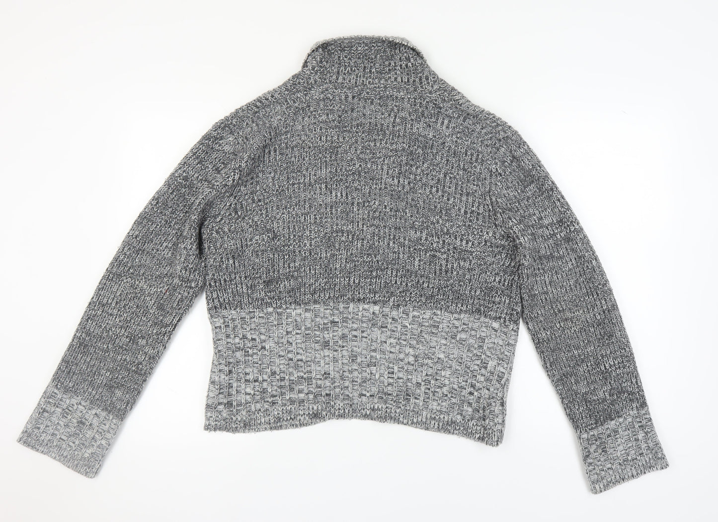Womens UK Size 18 Casual Club Grey Cardigan Jumper