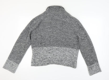 Womens UK Size 18 Casual Club Grey Cardigan Jumper
