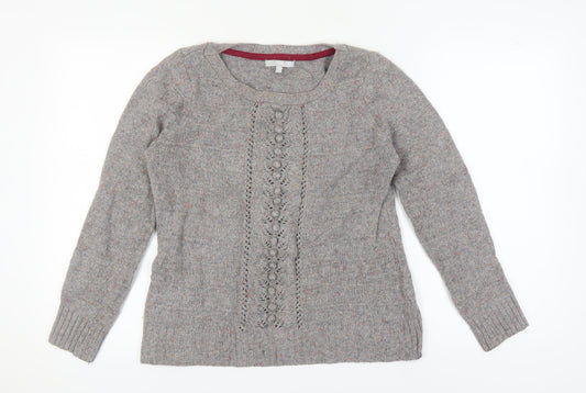Womens UK Size 10 Marks and Spencer Grey Pullover Jumper