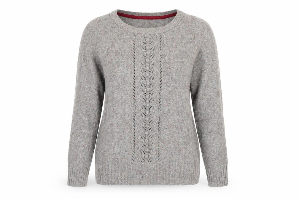 Womens UK Size 10 Marks and Spencer Grey Pullover Jumper