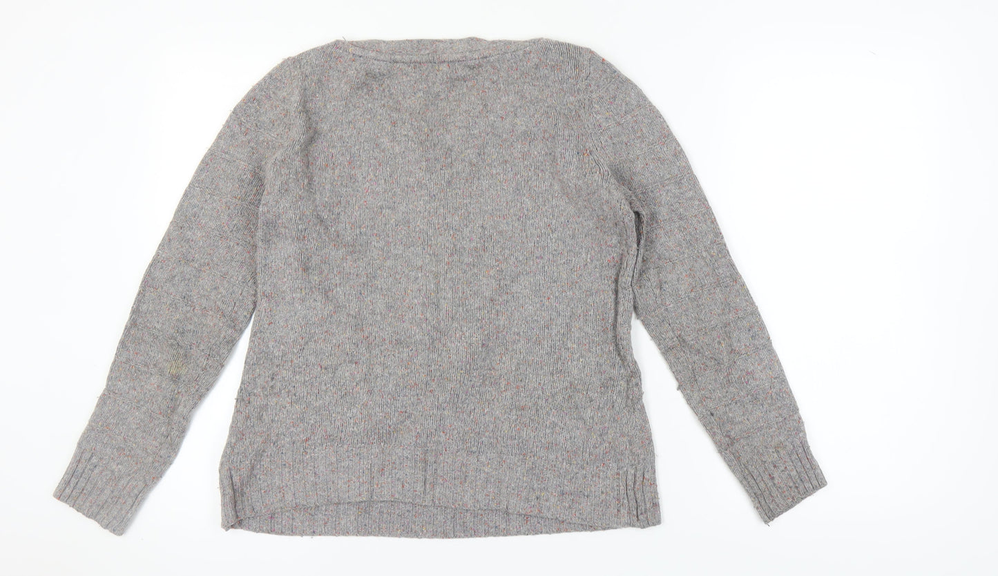 Womens UK Size 10 Marks and Spencer Grey Pullover Jumper
