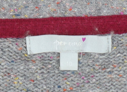 Womens UK Size 10 Marks and Spencer Grey Pullover Jumper