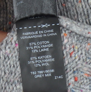 Womens UK Size 10 Marks and Spencer Grey Pullover Jumper
