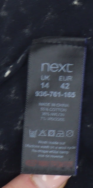Womens UK Size 14 NEXT Black Pullover Jumper