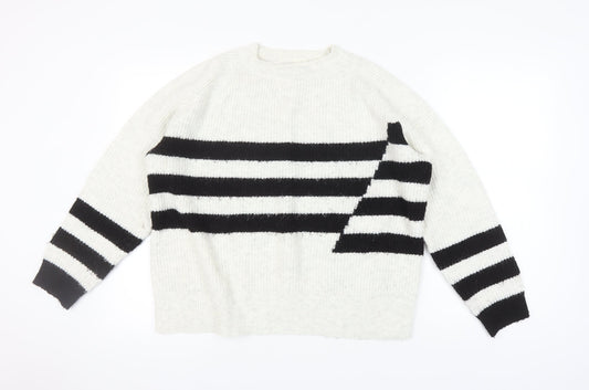 Womens UK Size L Marks and Spencer Black Pullover Jumper