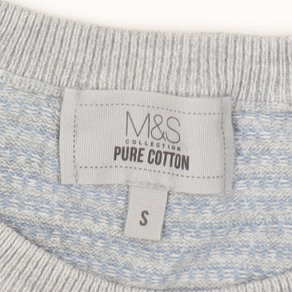 Marks and Spencer Men's Grey Pullover Jumper, Size S