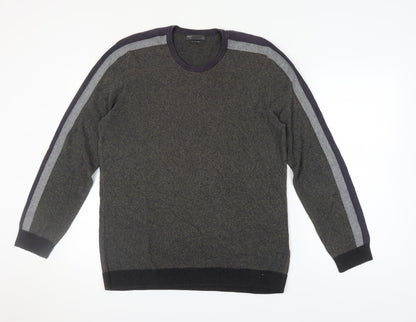 Marks and Spencer Men's Green Pullover Jumper, Size L