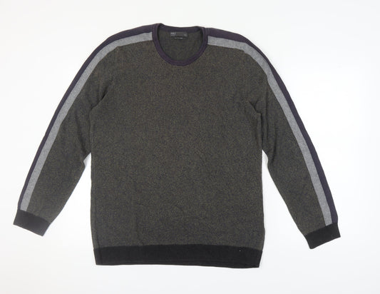 Marks and Spencer Men's Green Pullover Jumper, Size L