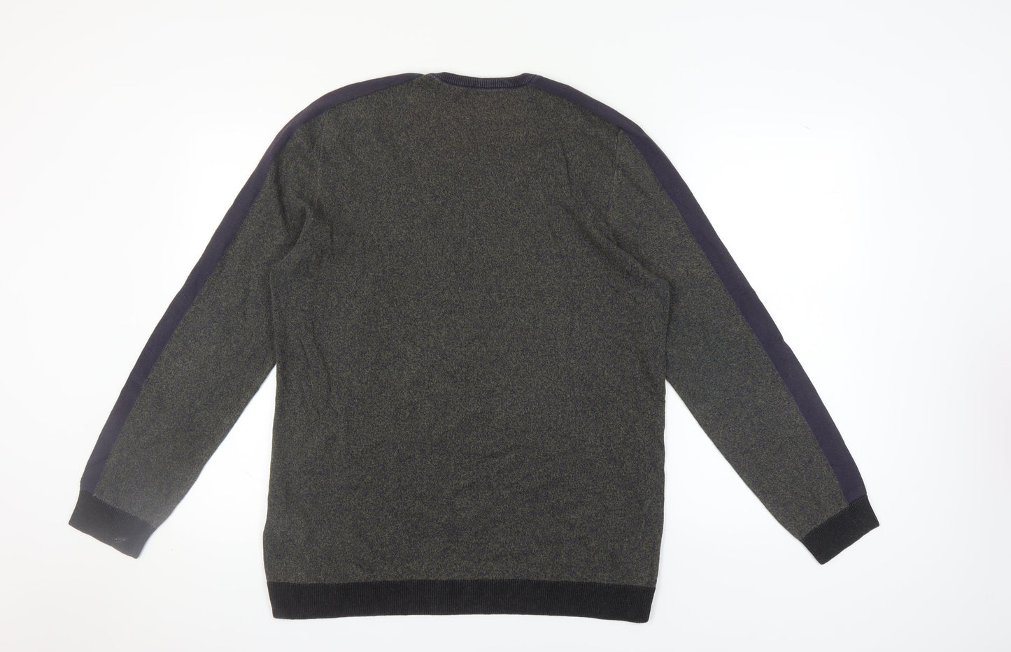 Marks and Spencer Men's Green Pullover Jumper, Size L