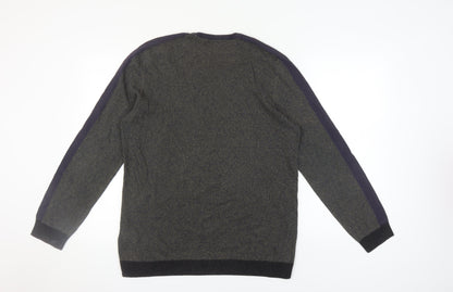 Marks and Spencer Men's Green Pullover Jumper, Size L